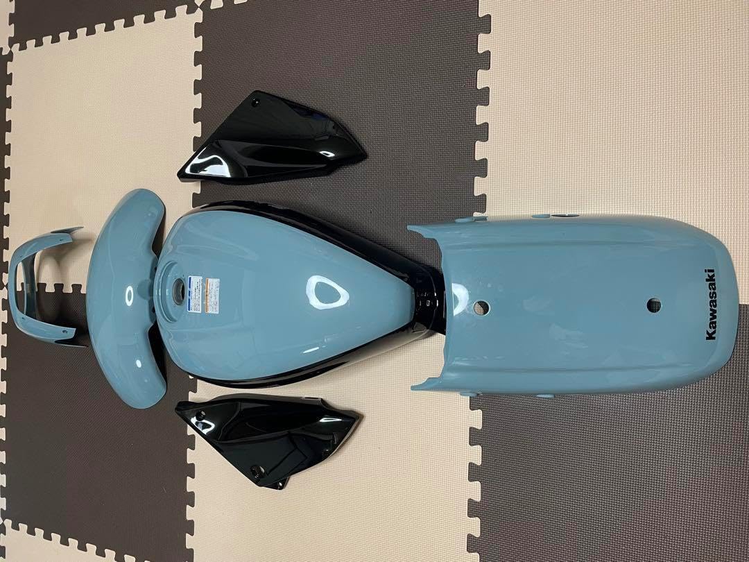 エリミネーター400新車外しタンクセット ブルー×ブラック 【カワサキ